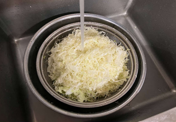 ⑥水洗い