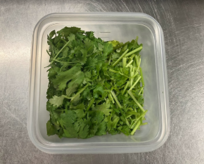 葉と茎を分けて保管する