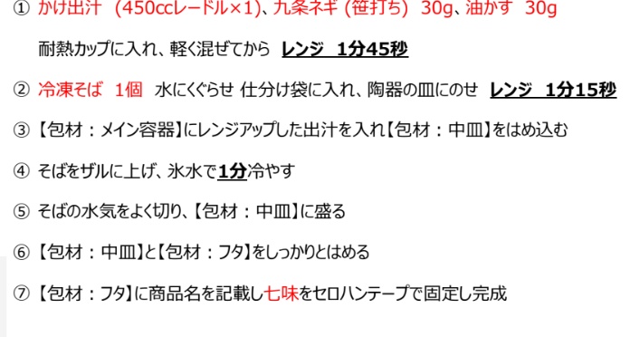 かすそば 手順