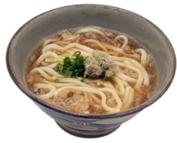 かすうどん 店内 完成写真