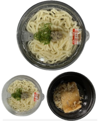 大判きつねかすうどん デリバリー 完成写真