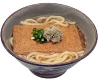 大判きつねかすうどん 店内 完成写真