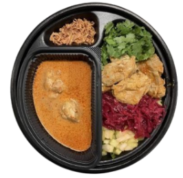 チキンスパイスカレー 完成図